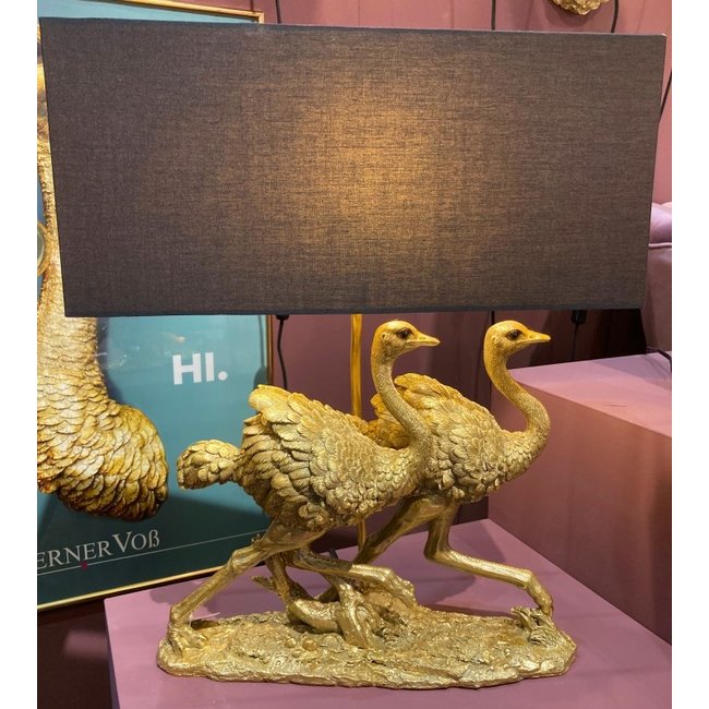 Werner Voß - Table Lamp - Animal Lamp Ostriches Franz & Franzi