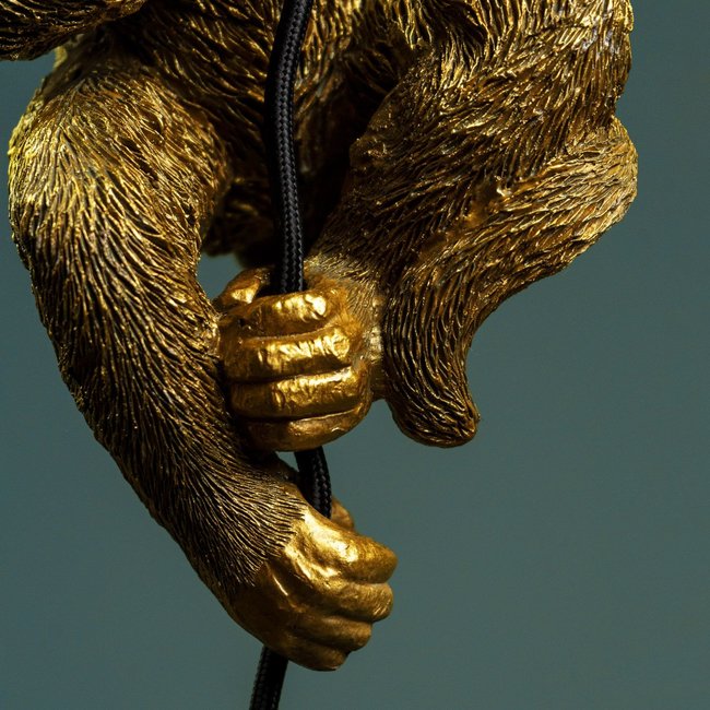 Werner Voß Werns - Hängelampe - Tierlampe Affe Chip - Gold