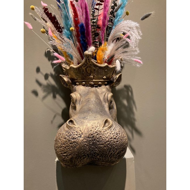 Werner Voß - Cache-pot Hippo Doré Patty