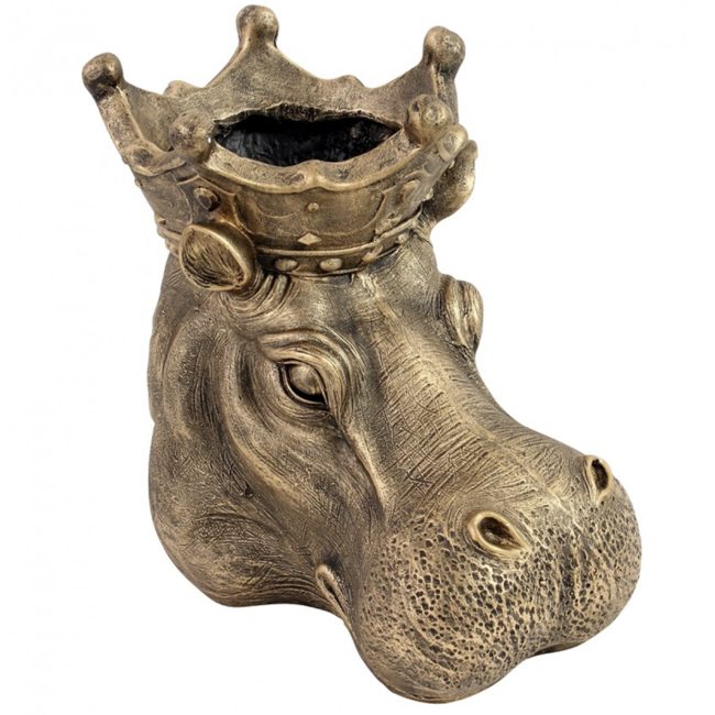 Werns - Werner Voß Cache-pot Hippo Doré Patty