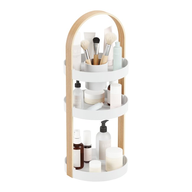 Umbra - Organizer Bellwood - make-up and cosmetics - white