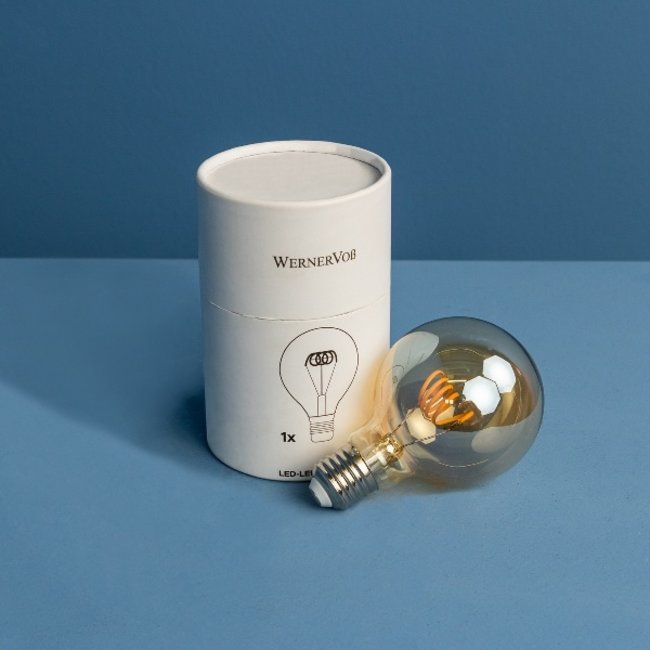 LED Loop Spiraal Lamp - vintage look - E27 fitting