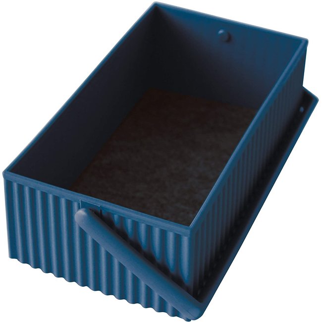 Hachiman - Boîte de Rangement Omnioffre - portable - empilable - small bleu