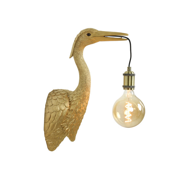 Wall Lamp Golden Crane - H 48 cm - Axeswar Design Wall Lamp Golden Crane - H 48 cm - Axeswar Design