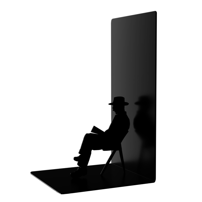 i-total - Bookend Reading Man