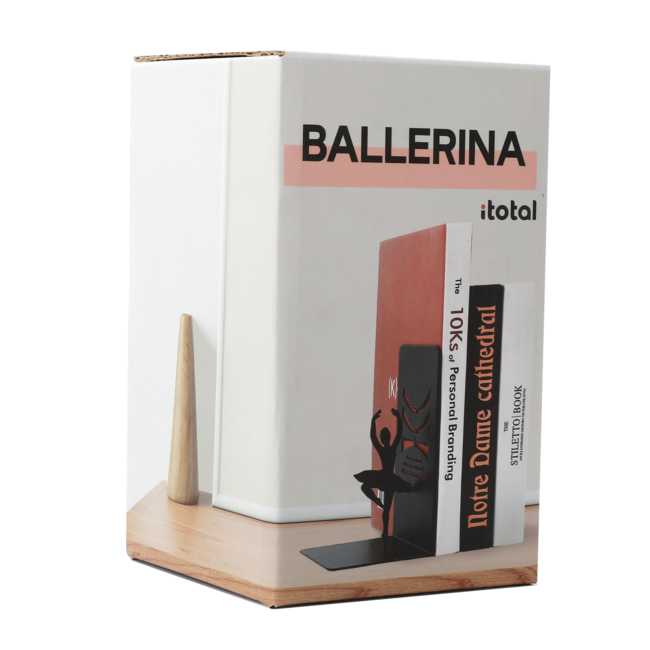 i-total - Buchstütze Ballerina