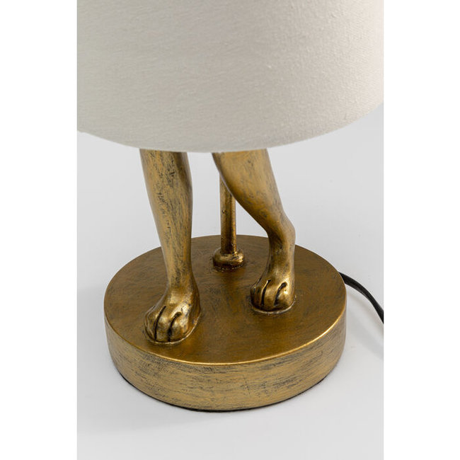 Table Lamp - Animal Lamp Rabbit - gold/white small - H 50 cm