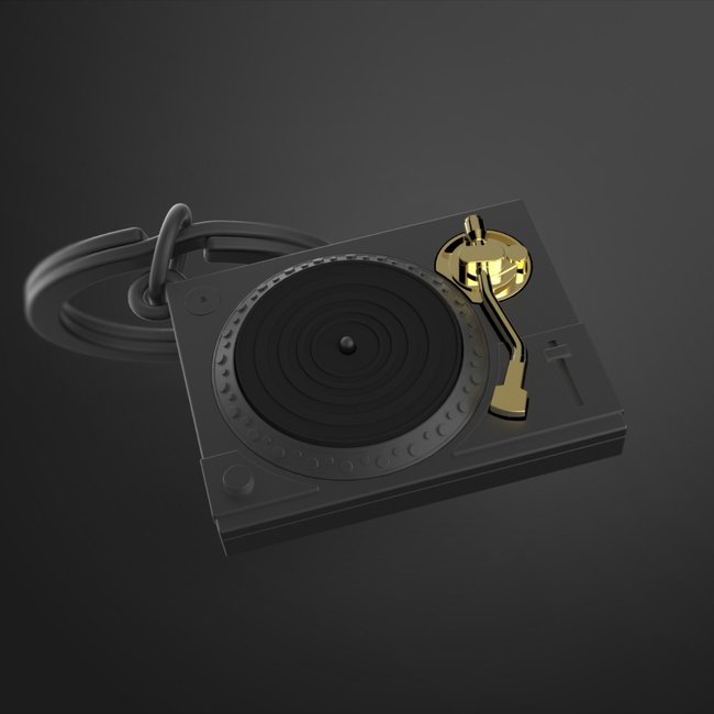 Metalmorphose - Porte-Clés Tourne-Disque