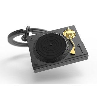 Metalmorphose Keyring - Key Fob Record Player