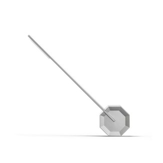 Gingko Desk Lamp Octagon One - aluminium