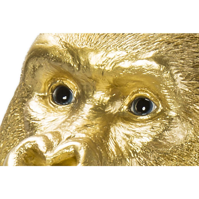 Kare Design - Deco Statue Gorilla Monkey - medium - gold