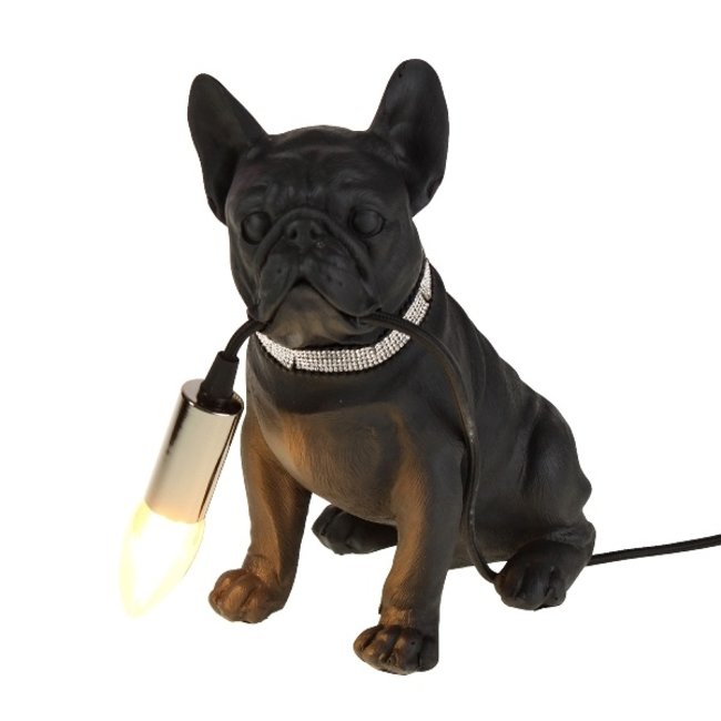 Werner Voß - Table Lamp - Animal Lamp Dog Francis - black