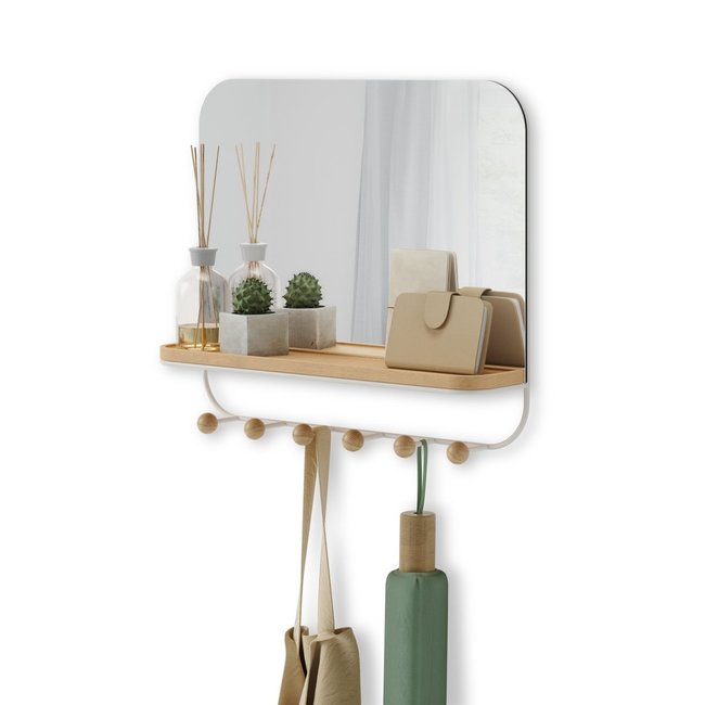 Umbra - Mirror with Hooks Estique