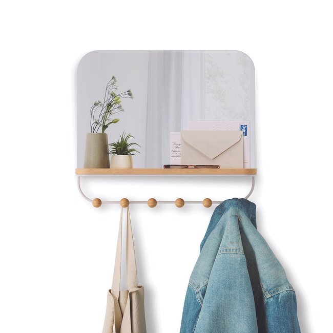 Umbra - Mirror with Hooks Estique