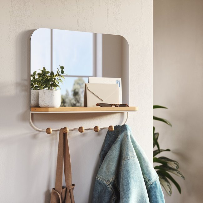 Umbra - Mirror with Hooks Estique
