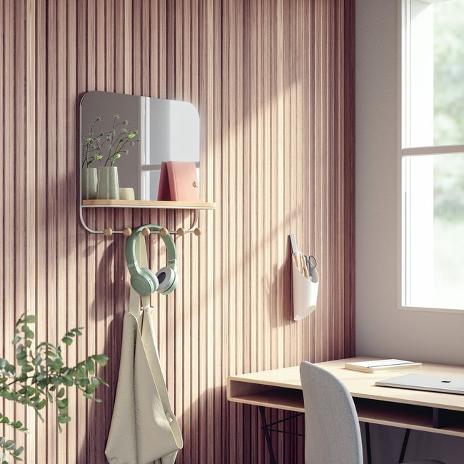 Umbra - Miroir avec Crochets Estique