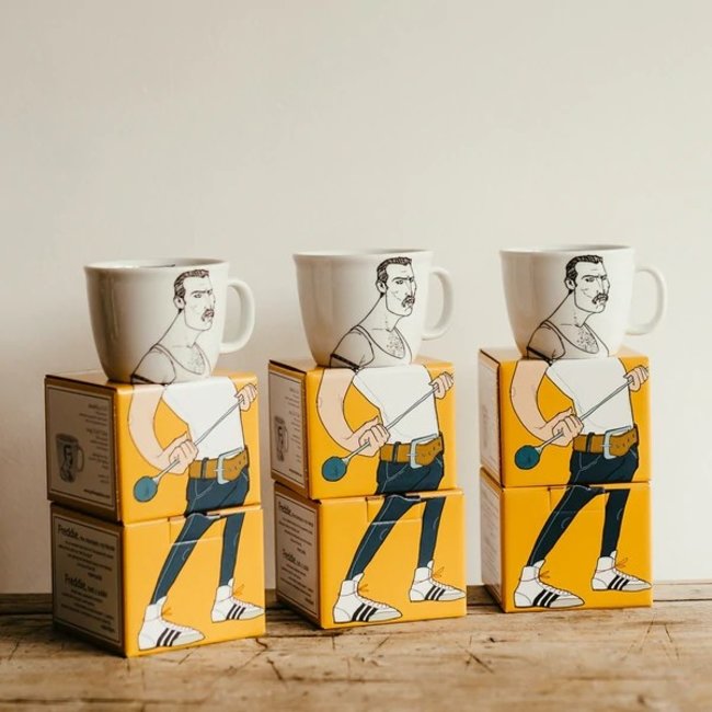PolonaPolona - Mug Freddie The Mercurial Champion - Rock and Roll Collection