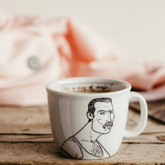PolonaPolona - Mug Freddie The Mercurial Champion - Rock and Roll Collection