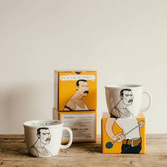 PolonaPolona - Mug Freddie The Mercurial Champion - Rock and Roll Collection