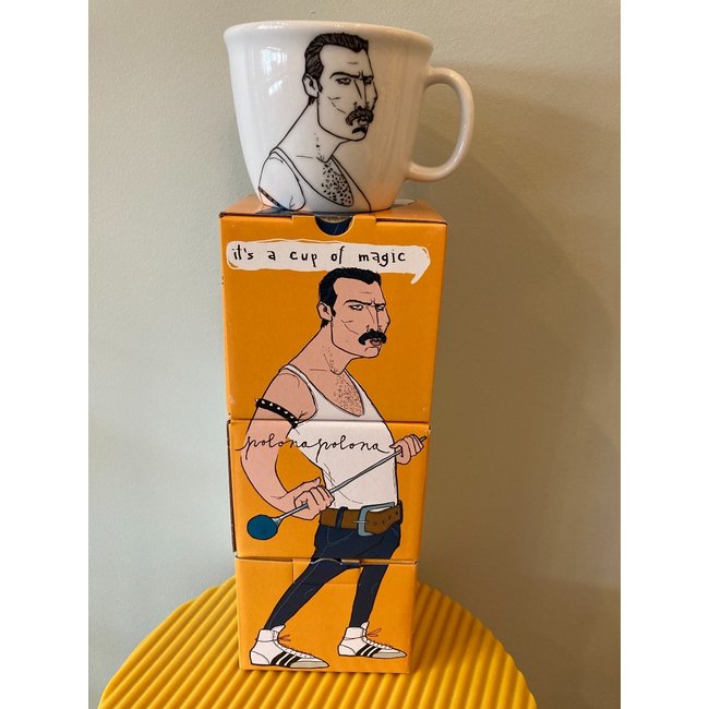 PolonaPolona - Mug Freddie The Mercurial Champion - Rock and Roll Collection