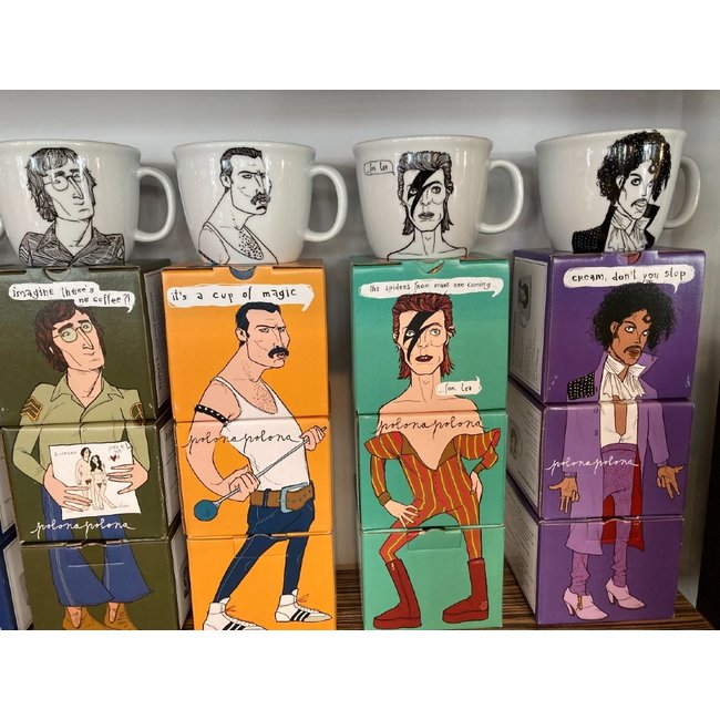 PolonaPolona - Mug Freddie The Mercurial Champion - Rock and Roll Collection