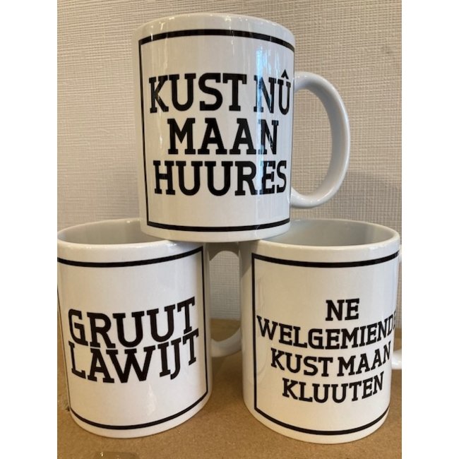 Urban Merch - Tasse à Café Ne Welgemiende Kust Maan Kluuten