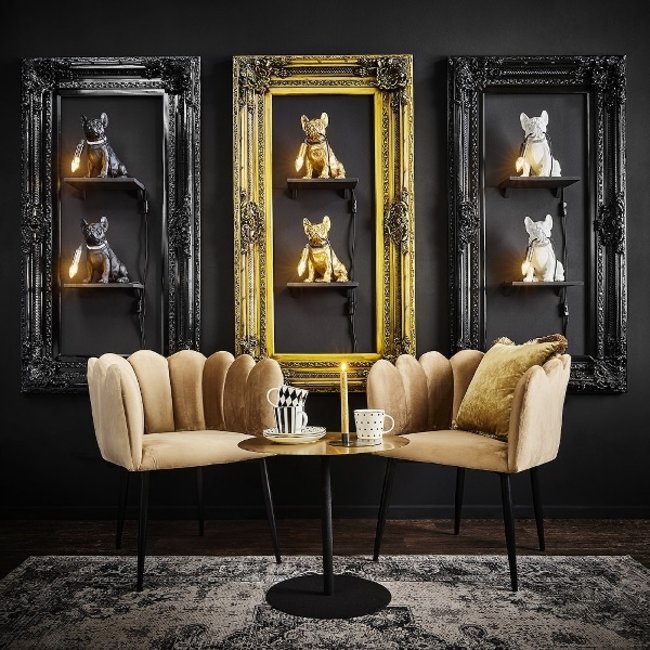 Werner Voß - Lampe de Table - Lampe Animale Chien Francis - blanc