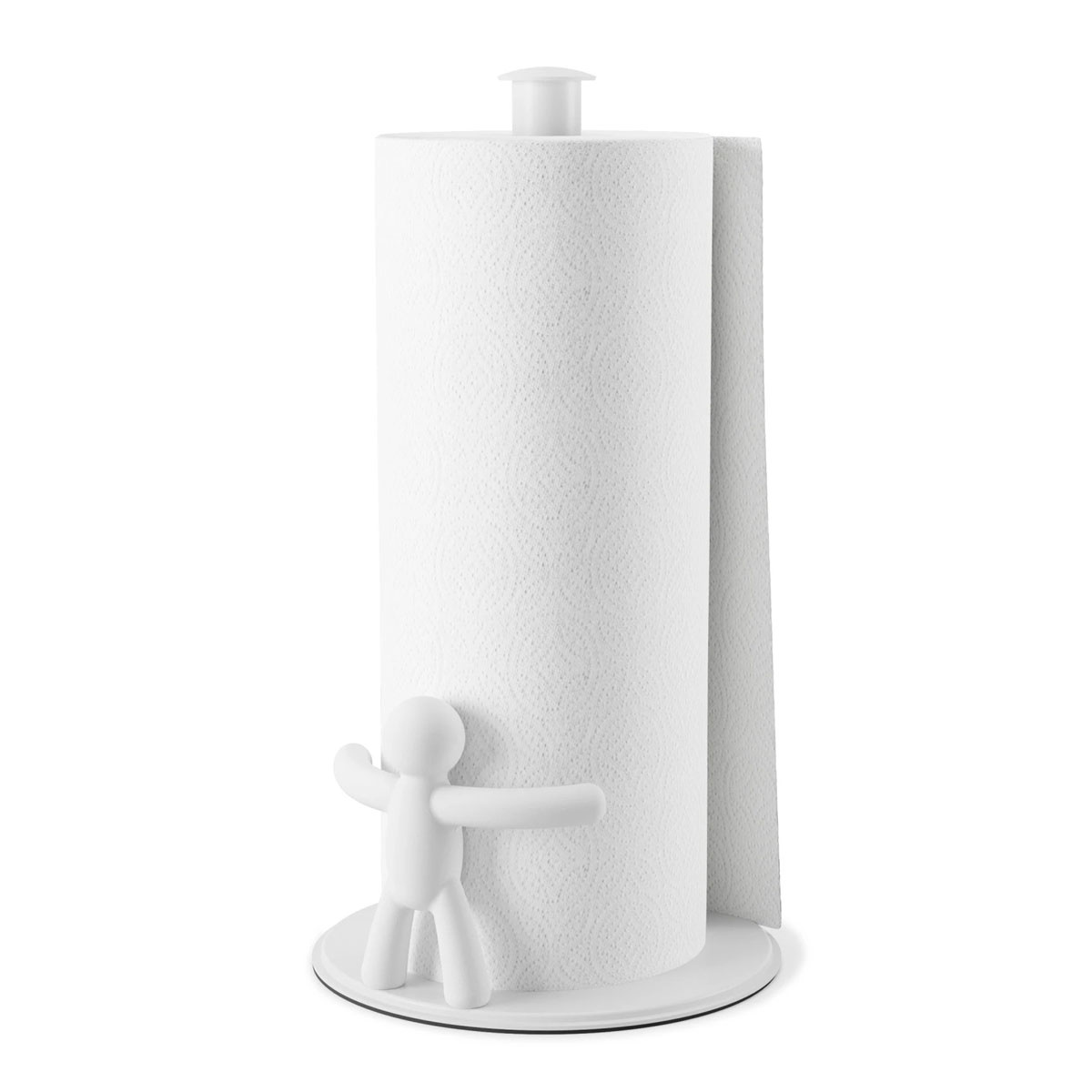 Umbra Kitchen Roll Holder Buddy white Axeswar Design