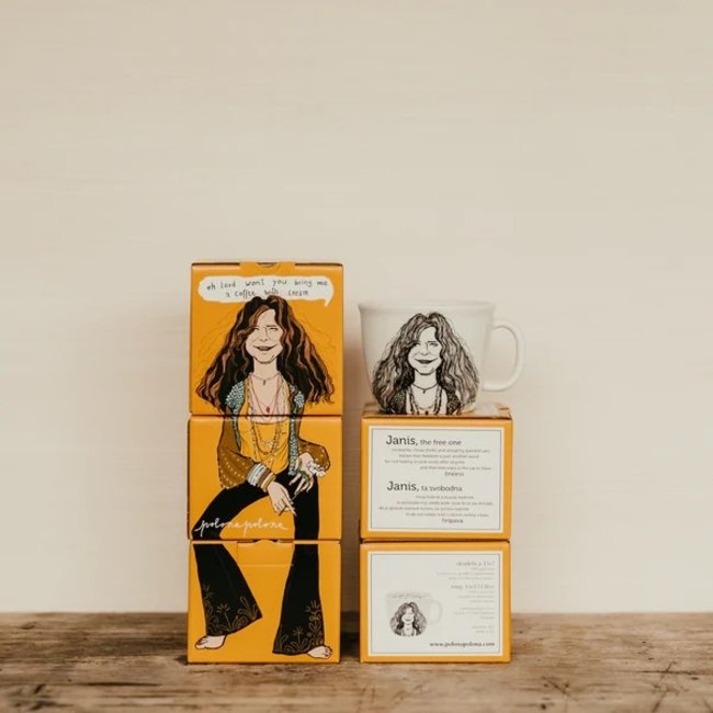 PolonaPolona - Tasse The Braless Flower Child - Rock and Roll Collection