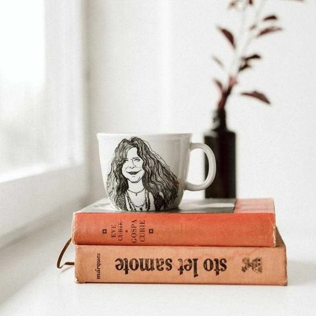 PolonaPolona - Tasse The Braless Flower Child - Rock and Roll Collection