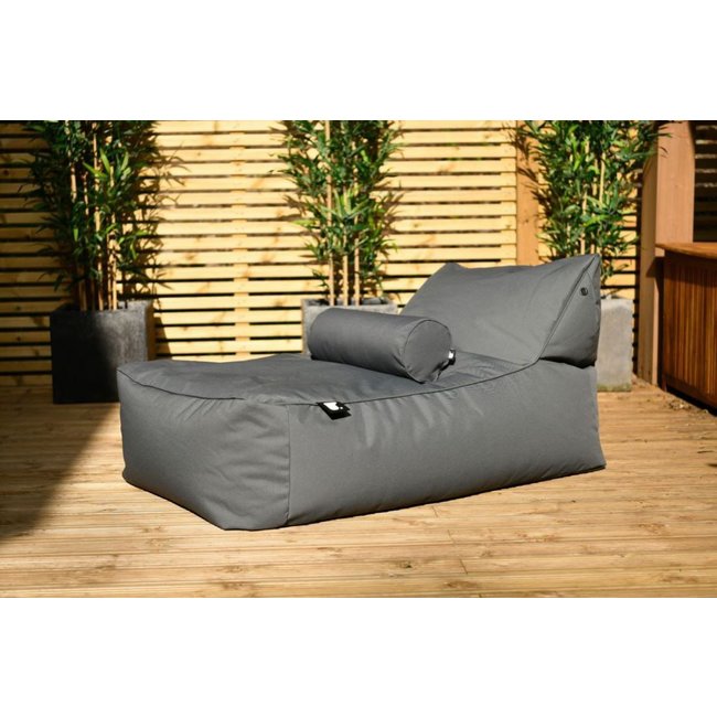 Extreme Lounging - Lounge Liegestuhl - Sonnenliege B-Bed - outdoor grau
