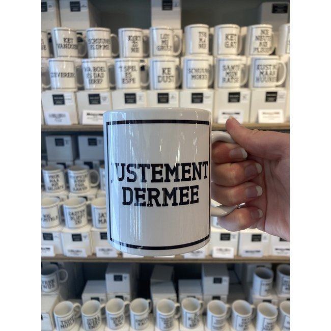 Urban Merch Tasse à Café Justement Dermee