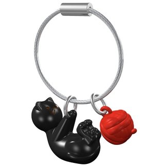Chocli Metalmorphose Keyring Playing Cat