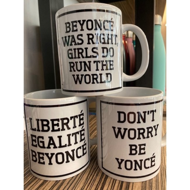 Urban Merch - Tasse Liberté, Egalité, Beyoncé