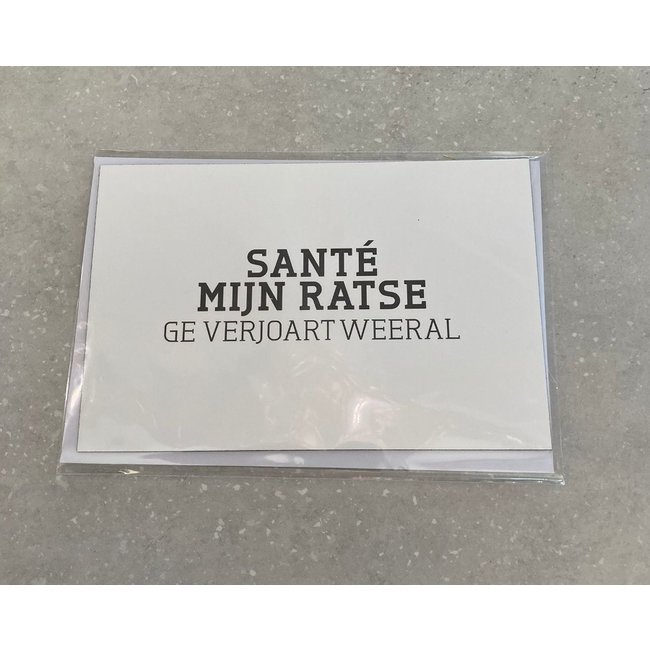 Verjaardagskaarten Gents Dialect - set van 3