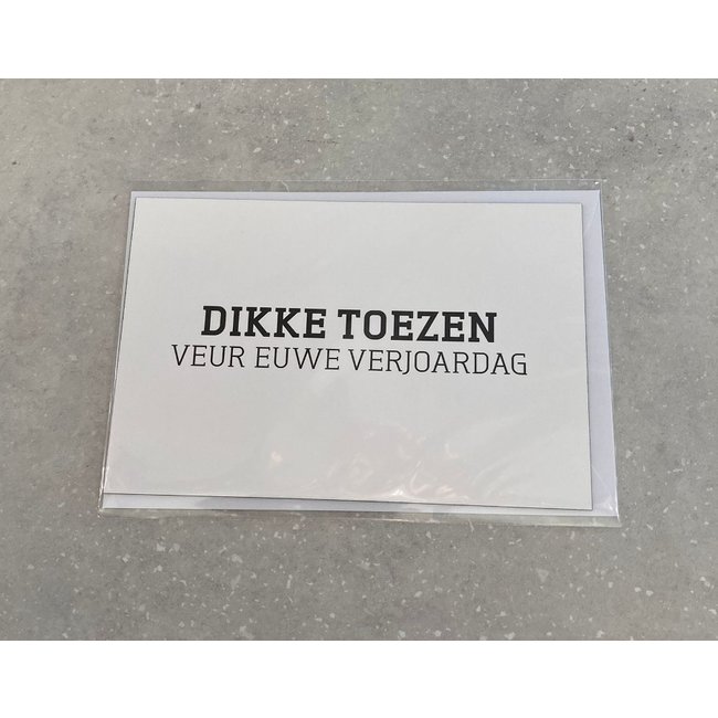 Urban Merch Verjaardagskaarten Gents Dialect - set van 3