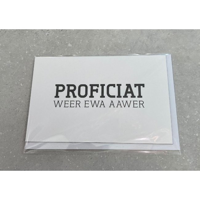 Cartes d'anniversaire Dialecte Gantois - ensemble de 3