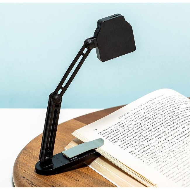 Slim Folding Book Lamp Kikkerland Axeswar Design