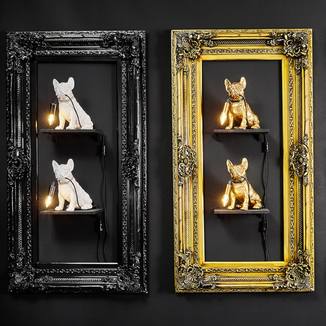 Werner Voß - Lampe de Table - Lampe Animale Chien Francis - blanc