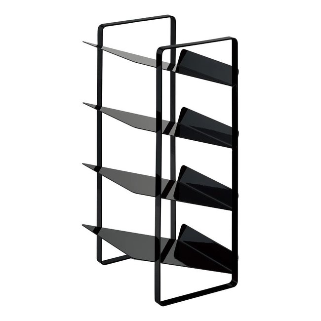 Yamazaki  Porte-bouteilles - Organiseur d'armoire de cuisine Tower - noir