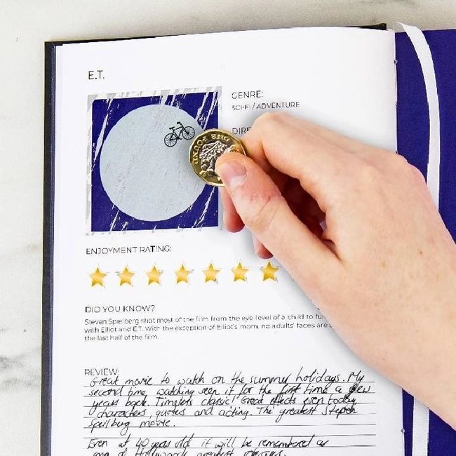 Gift Republic - Scratch Boek - Krasboek - Film Editie