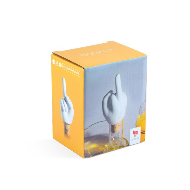 Luckies - Wijn Flesstop Middelvinger