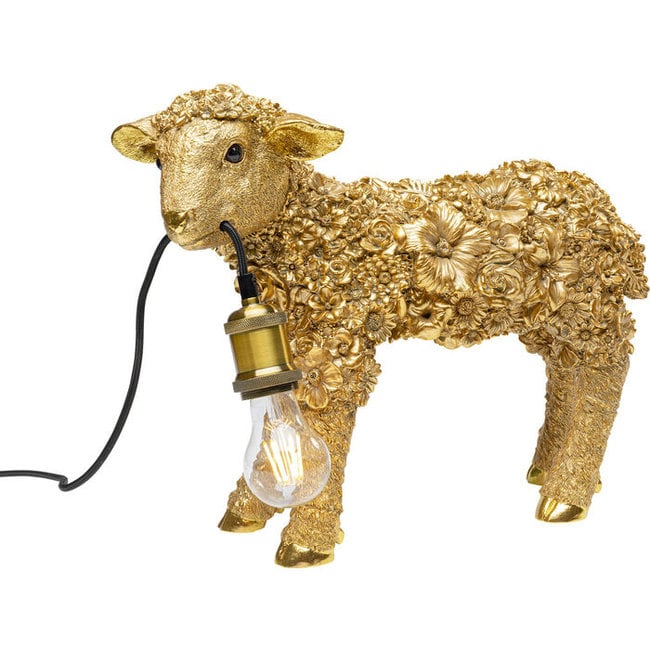 Kare Design - Table Lamp - Floor Lamp - Animal Lamp Flower Sheep