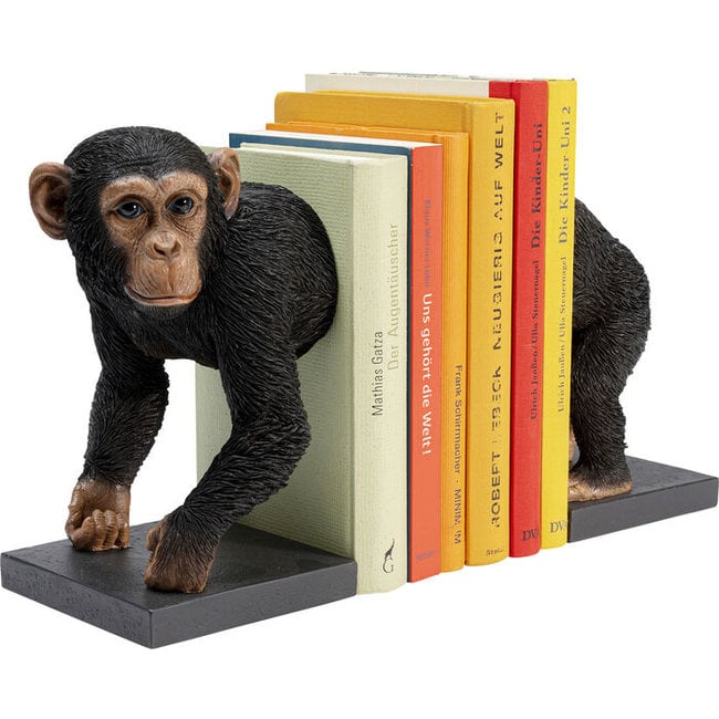 Bookend - Figurine Monkey Chimp - set of 2 - Kare Design - Axeswar