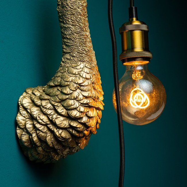 Werner Voß - Wandleuchte - Tierlampe Baby Strauß Franz Josef - H 35 cm