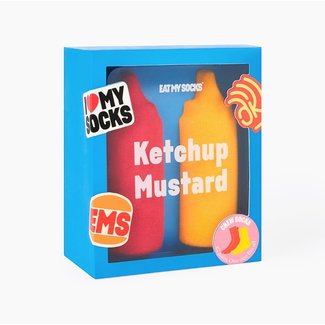 Eat My Socks Chaussettes Ketchup & Moutarde - ensemble de 2 paires
