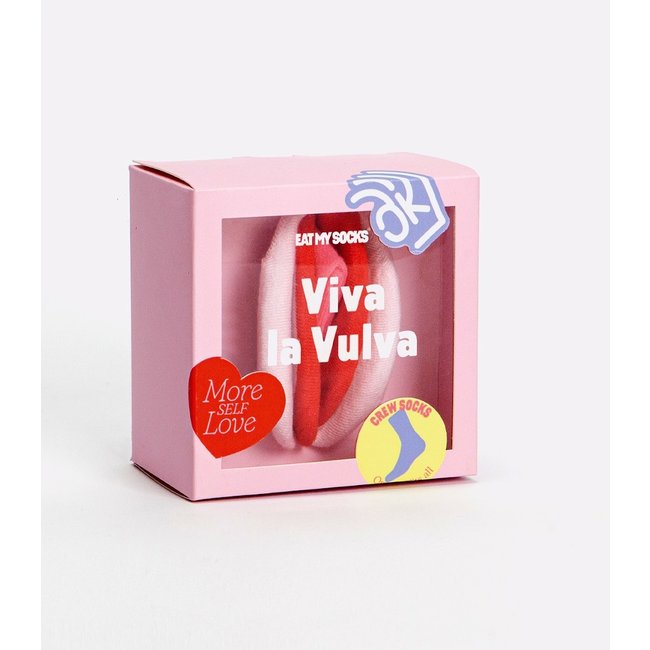 Eat My Socks - Chaussettes Viva La Vulva - Vagina