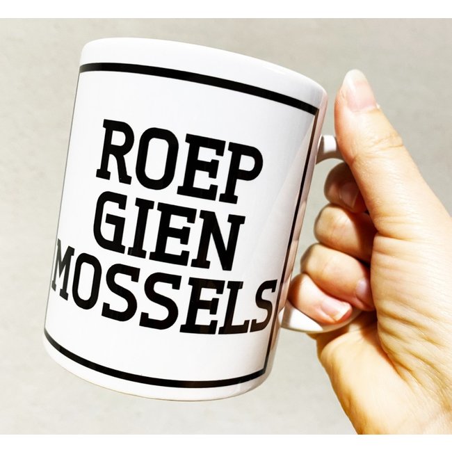 Urban Merch Tasse à Café Roep Gien Mossels