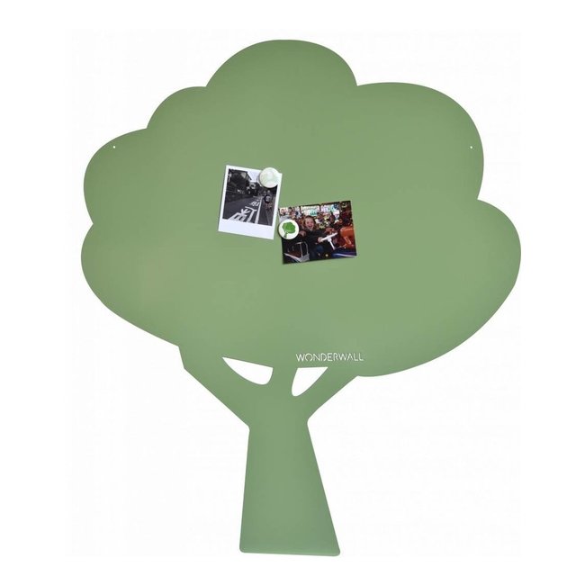 FAB5 Wonderwall Magnet Board Tree - kamakura green