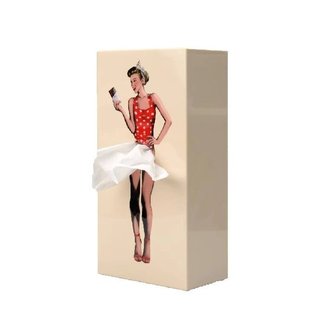 Spextrum Tissuehouder Tissue Up Girl - beige